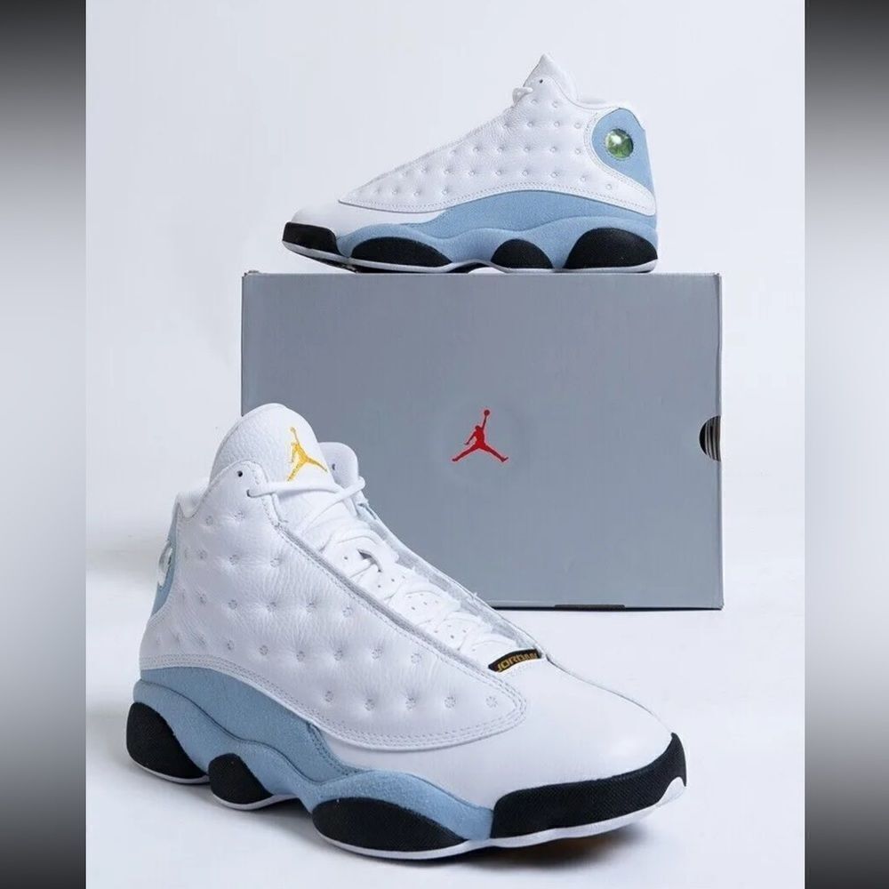 Grade School Air Jordan 13 Retro white blue DJ3003-170 size gs 4y - 7y